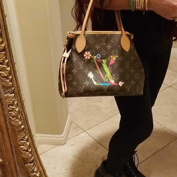 ๐HOST PICK๐ Louis Vuitton Takashi Murakami Neverfull - Picture 16 of 16